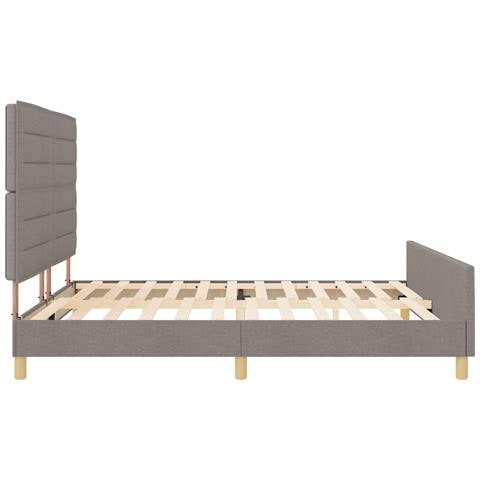 Letto in Tortora, 180x200 cm, Tessuto - Foto 9