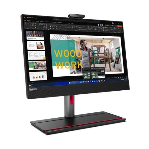 All-in-One ThinkCentre M90a Gen 5 Intel Core i7-14700 Monitor 23.8" Full HD Touch Screen RAM 16 GB DDR5-SDRAM 1 TB SSD Windows 11 Pro - Foto 2