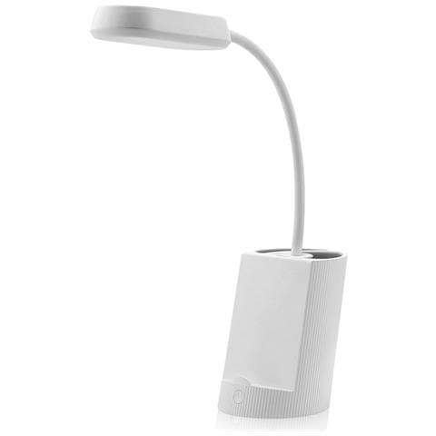 Lampada Da Tavolo A Led Per La Protezione Degli Occhi Per La Casa E La Camera Da Letto White - Foto 1