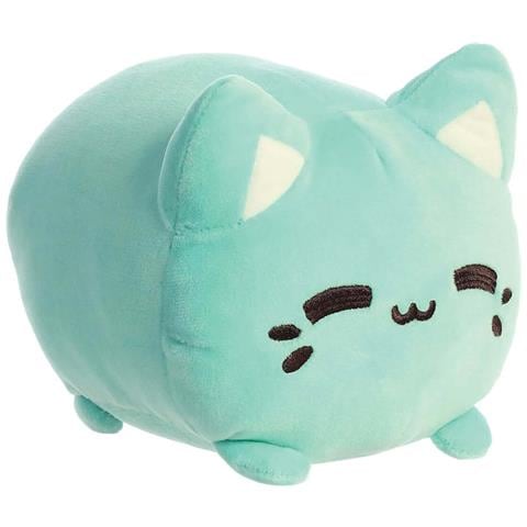 Peluche Gatto 18cm Modello Meowchi Style Kawaii, Vert Menthe - Foto 1