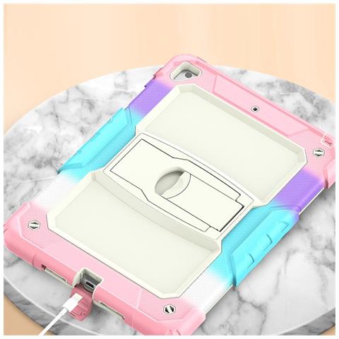 Custodia Per Ipad 9/8/7 10.2” Con Supporto E Alloggiamento Per Stilo Colorata - Foto 2