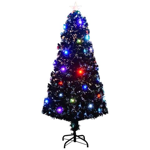 Lusso Casadino -  Albero Di Natale Preilluminato Con Supporto E Led 150 Cm Fibra Ottica - Foto 1