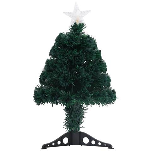 Lusso Casadino -  Albero Di Natale Preilluminato Con Supporto E Led 64 Cm Fibra Ottica - Foto 1