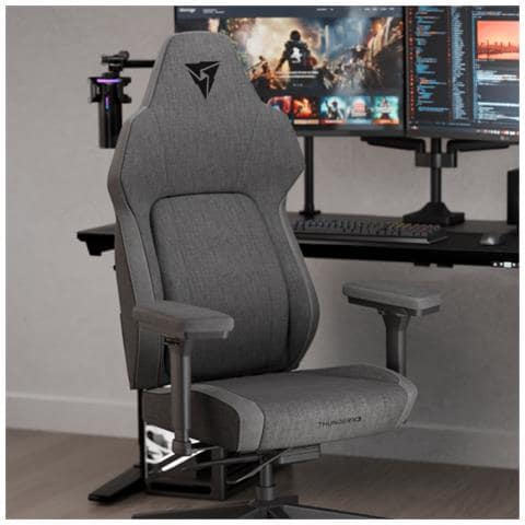 CORE Smart Loft Sedia da gaming per PC Seduta imbottita Grigio - Foto 5