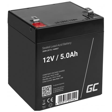 AGM27 batteria UPS Acido piombo (VRLA) 12 V 5 Ah - Foto 1