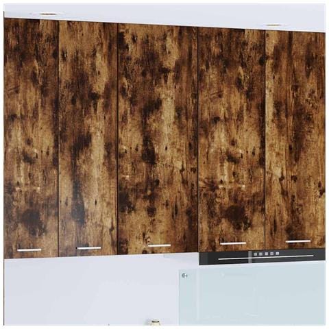 Armadio pensile con porta Riga Rovere fumé 40 x 31 x 100 cm - Foto 2