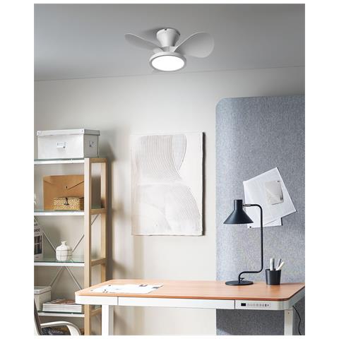 Ventilatore A Soffitto Con Luce Punti Bianco - Foto 1