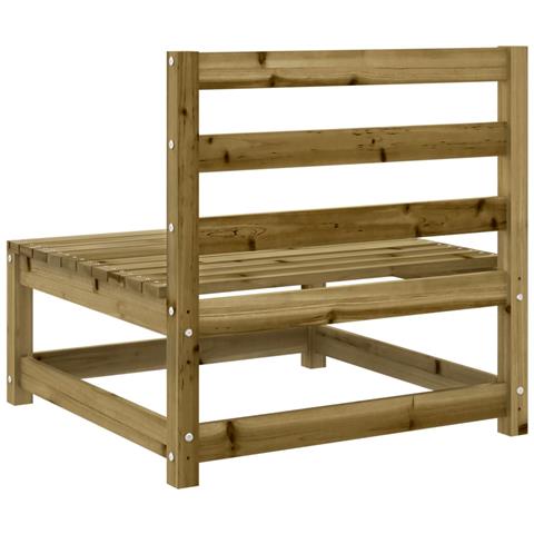 Set Divani da Giardino 8pz con Cuscini Legno Impregnato di Pino - Foto 9