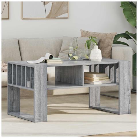 Tavolino da salotto Grigio Sonoma 92 x 49,5 x 45 cm - Foto 2