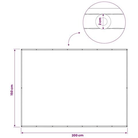 Schermo di Privacy per Balcone 150 x 200 cm - Foto 6