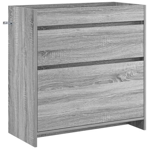 Mobiletto da Bagno Sotto Lavabo Sonoma grigio - Foto 1