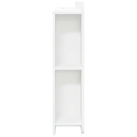 Testata del letto Bianco Lucido Legno ingegnerizzato - Foto 2