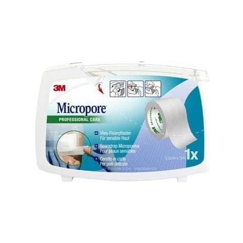 Cerotto in Carta Micropore Surgical Tape M5X25MM Dispenser - Foto 1