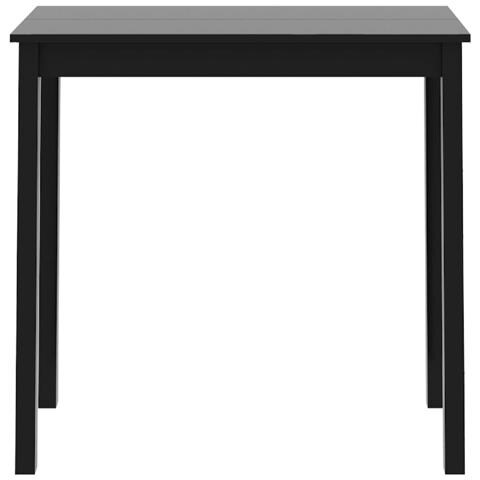 Tavolino Bar Tavolo Da Pranzo Nero 115 X 55 107 Cm - Foto 2