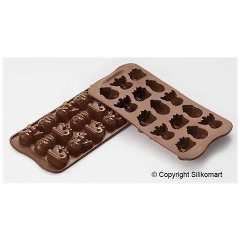 Stampo cioccolato winter easy choc 35x30mm h. 16mm 112.5ml silicone - Foto 1