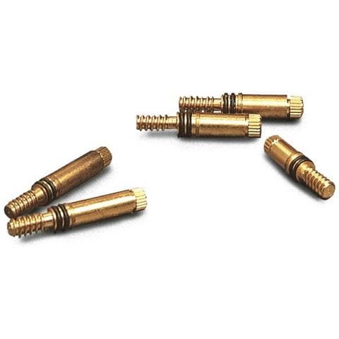 BOCCOLA PAVIMENTO MOTTURA IN OTTONE PER ASTE DIAMETRO 18 MM CON MOLLA