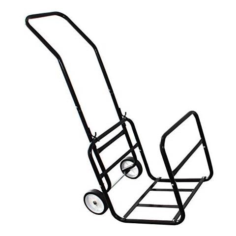 Scaffale Per Legna Carrello Per Tronchi Rimovibile - Carico Massimo 50 Kg - Foto 1