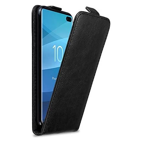 Custodia Compatibile Con Samsung Galaxy S10 Plus In Nero Di Notte - Coperchio Protettivo In Design Flip Con Chiusura Magnetica - Foto 1
