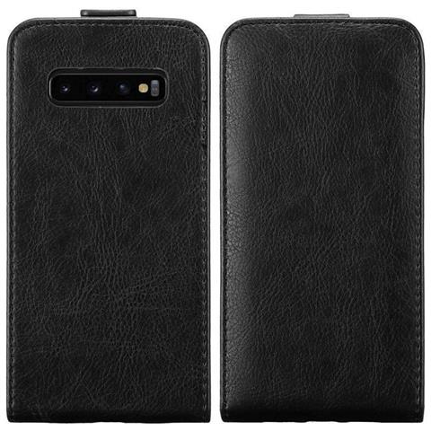 Custodia Compatibile Con Samsung Galaxy S10 Plus In Nero Di Notte - Coperchio Protettivo In Design Flip Con Chiusura Magnetica - Foto 11
