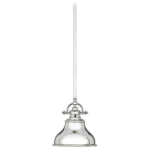 Quoizel Qz / emery / p / s Is - Lampadario Da Soffitto, Argentato, 20,3 X 20,3 X 22,9 Cm - Foto 2
