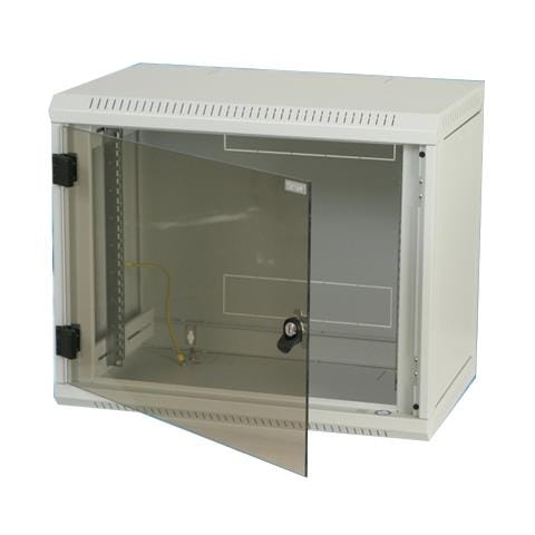 Delta B4S 19" Rack Wall-mount 9U / 400 glass door, A muro, Grigio, 600 x 395 x 500 mm - Foto 1