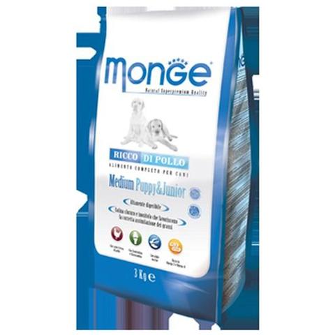 Cibo per cani Natural Medium Puppy & Junior Ricco di Pollo 3 kg - Foto 1