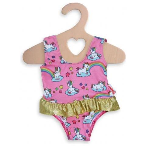 Abbigliamento Per Bambole Costume Da Bagno Unicorno Rosa 28-35 Cm - Foto 1