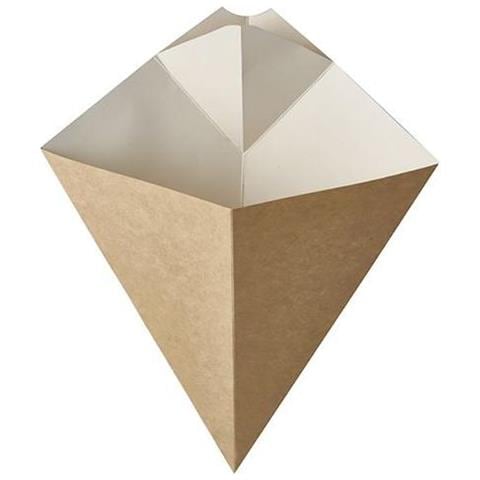 86780 Vassoio Alimentare Monouso Marrone, Bianco Cartone - Foto 1