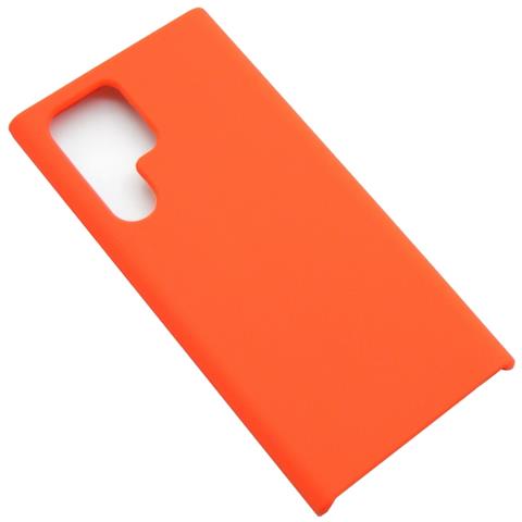 Custodia Tpu Silicone Lite Cover Soft-case Per Samsung Galaxy S22 Ultra S908 Orange - Foto 1