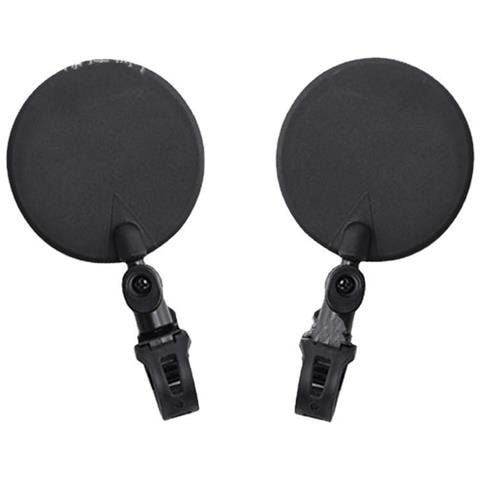 Specchietti Retrovisori Per Bicicletta Regolabili, Confezione Da 2 Black - Foto 1