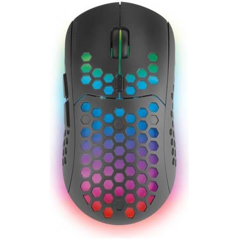 Mmw3 Mouse Gaming Wireless Rgb Flow - 3200dpi - Nero - Foto 1