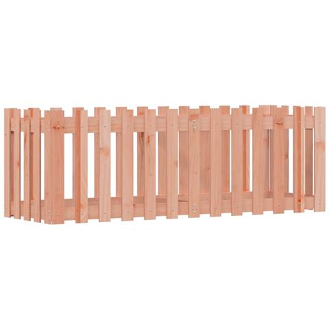 Fioriera Rialzata Giardino Recinzione 150x50x50cm Legno Douglas - Foto 1