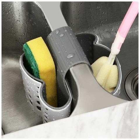 Portaspugne Da Lavandino Quttin Doppia Bianco 15 X 9 X 12 Cm (12 Unità) - Foto 2