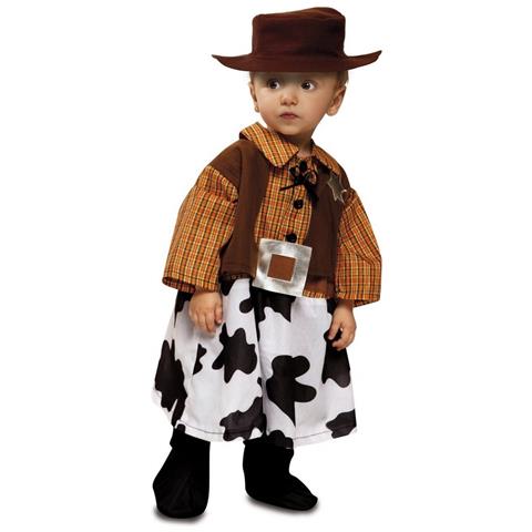 Costume Per Neonati 7-12 Mesi Cowboy Nero (3 Pezzi) - Foto 1