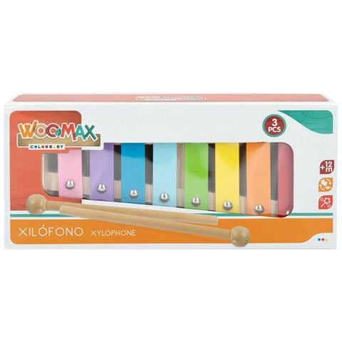 Xilofono Woomax Legno Metallo 26 X 4,5 X 11,5 Cm (6 Unità) - Foto 2