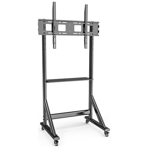 Supporto Da Pavimento Tv Lcd /led 55-100'' Altezza Regolabile Con Mensola - Foto 1