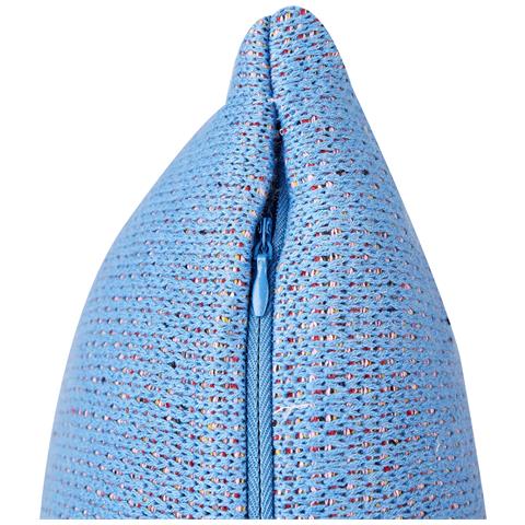 Set Di 2 Cuscini Pashot Cotone 45 X 45 Cm Blu - Foto 2