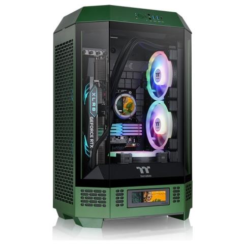 Case Tower 300 Micro Tower ATX / Micro-ATX / Mini-ITX Porte USB USB 3.2 Gen 1 1x USB 3.2 Gen 2 Colore Verde. - Foto 1
