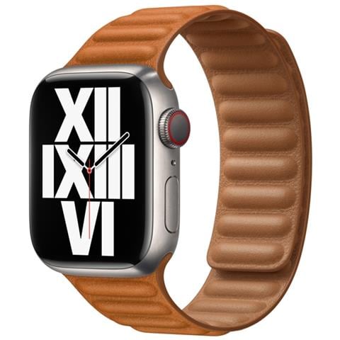 Cinturino Per Apple Watch 38/40 E 41 Mm Pelle Sintetica Magnetico, Marrone - Foto 1