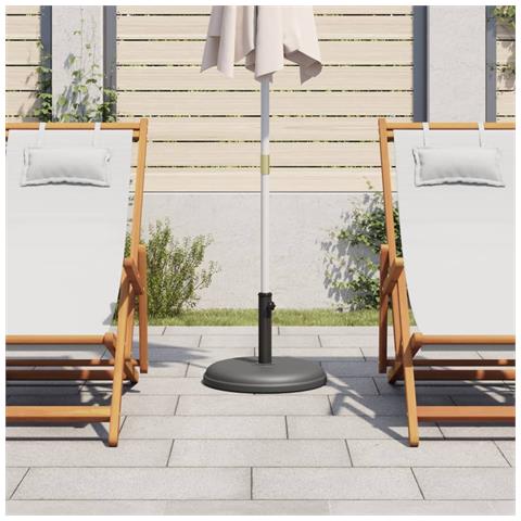 Base per Ombrellone per Pali Ø32/35/38 mm 15 kg Rotonda - Foto 3