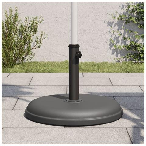 Base per Ombrellone per Pali Ø32/35/38 mm 15 kg Rotonda - Foto 1