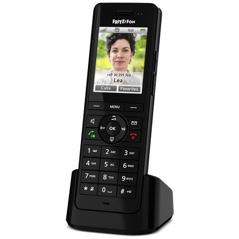 FRITZ!Fon X6 INT Telefono DECT Identificatore di Chiamata Nero - Foto 1