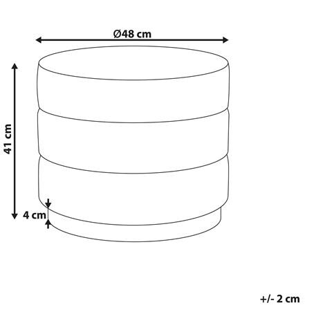 Pouf Louin Velluto Rosa - Foto 6