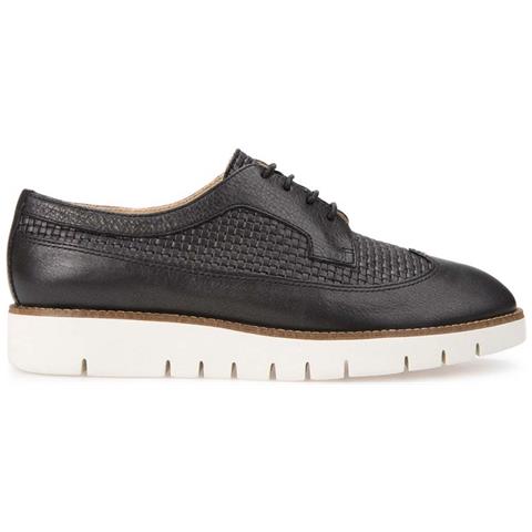 Donna Blenda Nero Pelle Traspirante Mezza Scarpa 36 - Foto 1