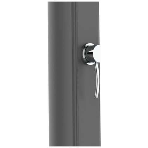 Rio Ss0935 Gray Doccia Solare Curva In Polietilene Serbatoio 25 L Con Lavapiedi Grigio - Foto 5