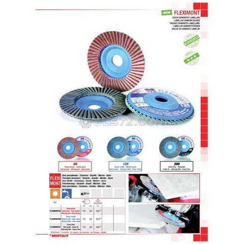 Disco Diamantato Lamellare Grana 60 115mm Fleximontgg - Foto 2