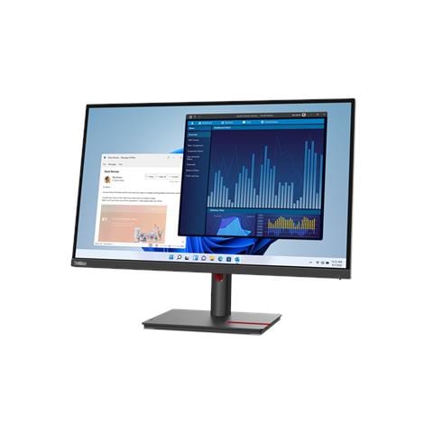 Monitor 27" LED IPS ThinkVision T27p-30 4K Ultra HD 3840 x 2160 Pixel Tempo di Risposta 6 ms - Foto 2