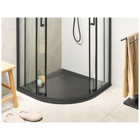 Piatto Doccia Paron 90 X 90 X 3 Cm Nero - Foto 1