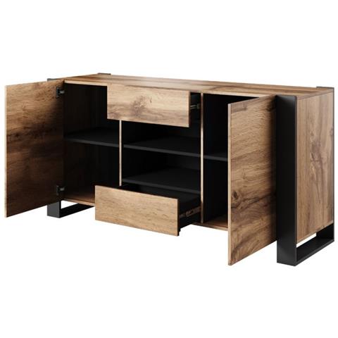 WOOD KOM credenza per soggiorno 2 porta /porte - Foto 4