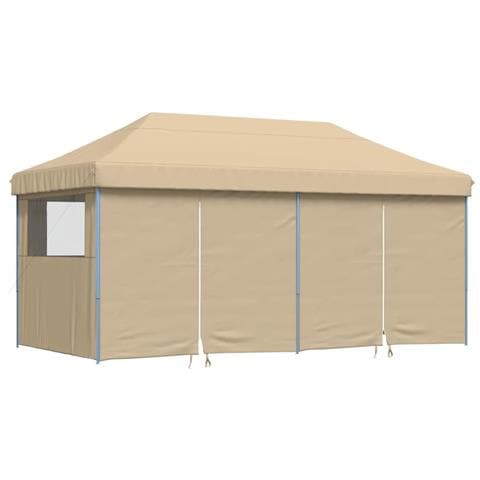 Tendone per Feste Pieghevole Pop-Up con 4 Pareti Beige - Foto 1